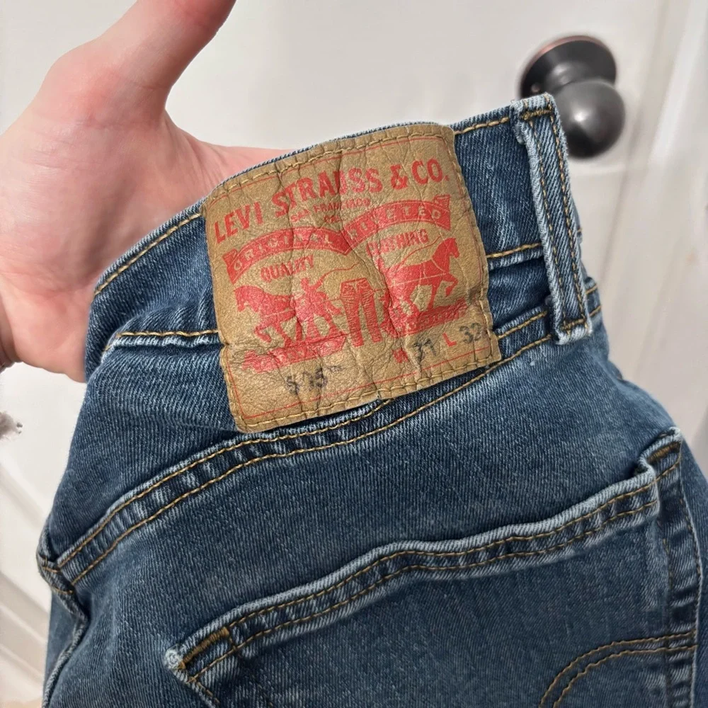 Dark Wash Straight Jeans | Levi’s 505 31x32 - Picture 8 of 11